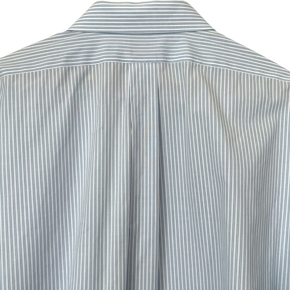 Brooks Brothers Traditional Fit Non-Iron Stretch Mens Dress Shirt Sz 18 - 34 - Picture 4 of 12